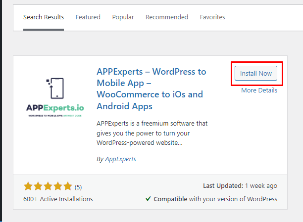 APPExperts into a Mobile App